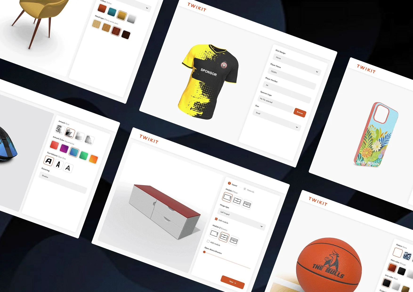 3D product configurator UX design for e-commerce conversion showing interactive product customization interface used by an independent 3D configurator developer for hire and threejs development services